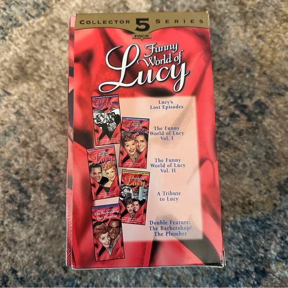 FUNNY WORLD OF LUCY COLLECTOR 5 SERIES VHS TAPES - Picture 2 of 8